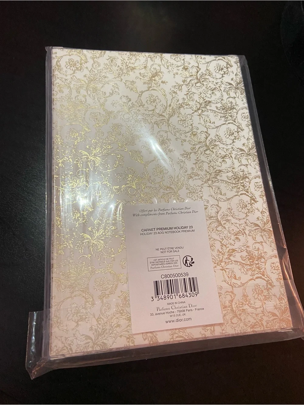 DIOR Beauty Notebook 7.5”x 5.25” NEW!